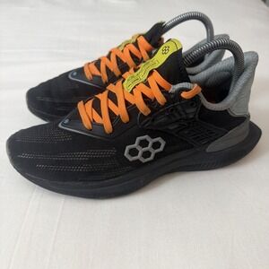 Rudis A Way of Life Unisex M7/W8.5 Workout Shoes Black Lace-Up Athletic Sneakers